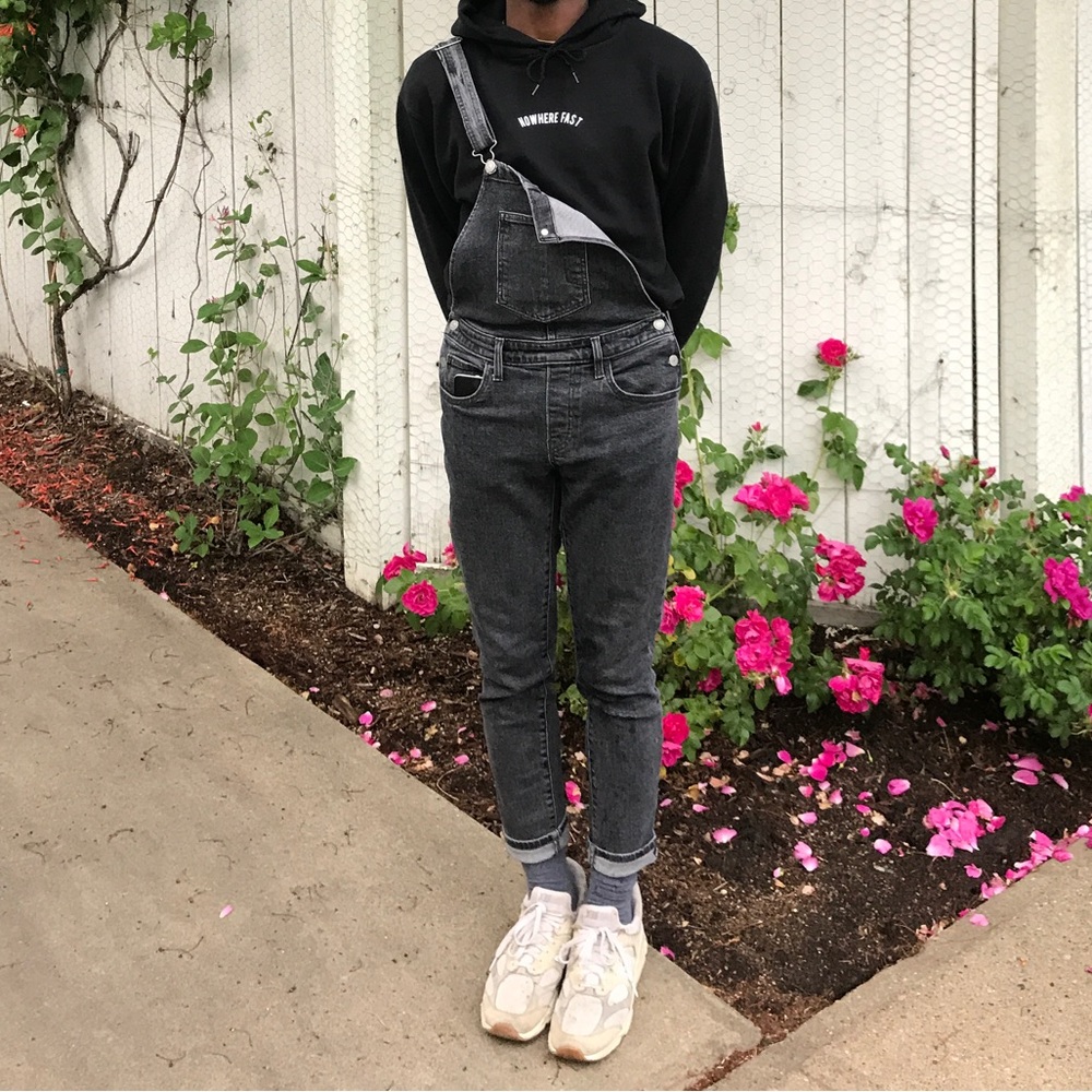Levi's Black Denim Classic Fit Overalls